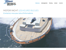 Tablet Screenshot of delta-yacht-marine.com